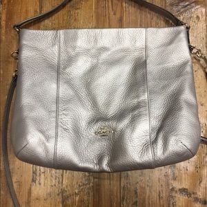 Coach Isabelle EW Pebble Leather Crossbody- $100